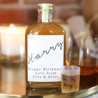 Personalised 20cl Bottle of Beeble Honey Whisky