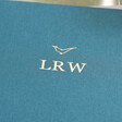 Lisa Angel Green Personalised Constellation Fabric Notebook