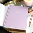 Lisa Angel Ladies' Pink Personalised Constellation Fabric Notebook