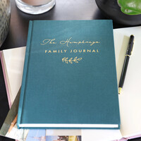 Personalised Fabric Family Journal