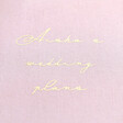 Personalised Fabric Wedding Planner Notebook