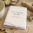 Lisa Angel Personalised Faux Leather Refillable Christmas Recipe Book