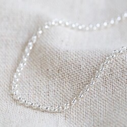 Men's Sterling Silver Belcher Chain Necklace