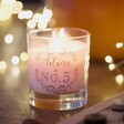 Personalised Vintage Autumn Scented Candle