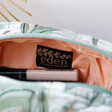 Inside of House of Disaster Eden Bugs Cosmetic Bag