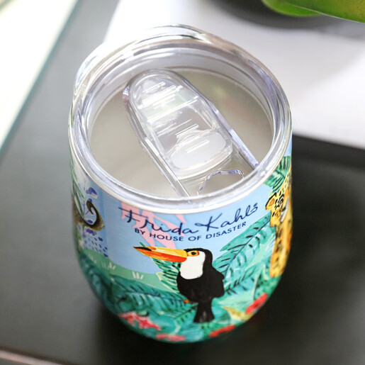 Lisa Angel Stainless Steel House of Disaster Frida Kahlo Travel Cup