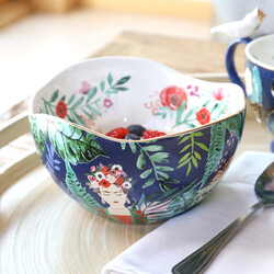 House of Disaster Frida Kahlo Tropical Bowl