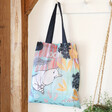 Lisa Angel Colourful House of Disaster Recycled Moomin Pastel Shopper Tote