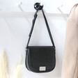 Lisa Angel Ladies' Faux Leather Cross Body Handbag in Black