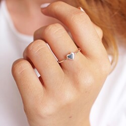 Sterling Silver Heart Ring