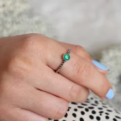 Sterling Silver Mood Stone Ring