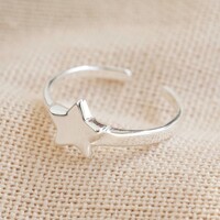 Sterling Silver Star Toe Ring