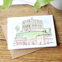 Owen Mathers Illustrated Norwich Castle Card