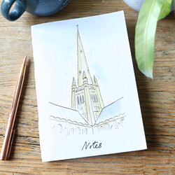 Owen Mathers Illustrated Norwich Cathedral Notebook