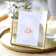 Cancer Star Sign Birthday Greeting Card in Frame