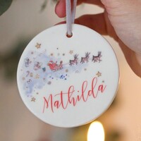Personalised 'Toy Surprise' Ceramic Hanging Decoration