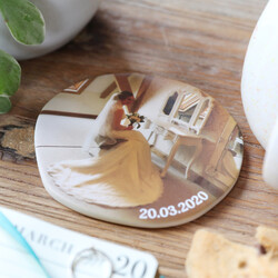 Personalised 'Your Photo' Organic Shape Coaster