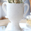 Ceramic Speckled Trophy Vase