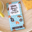 Lisa Angel Gnaw Almond, Toffee and Sea Salt Chocolate Bar