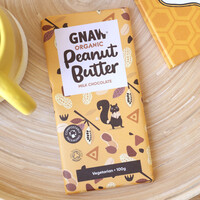 Gnaw Peanut Butter Milk Chocolate Bar