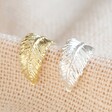 Ladies' Tiny Sterling Silver Feather Ear Cuffs