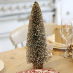 Tall Natural Bristle Tree Decoration