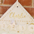 Lisa Angel Personalised Fabric Felt House Wall Hanging Advent Calendar