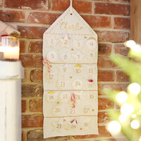 Personalised Felt House Wall Hanging Advent Calendar