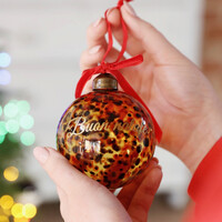 Personalised Tortoiseshell Bauble
