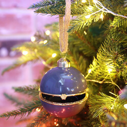 Secret Opening Bauble in Blue
