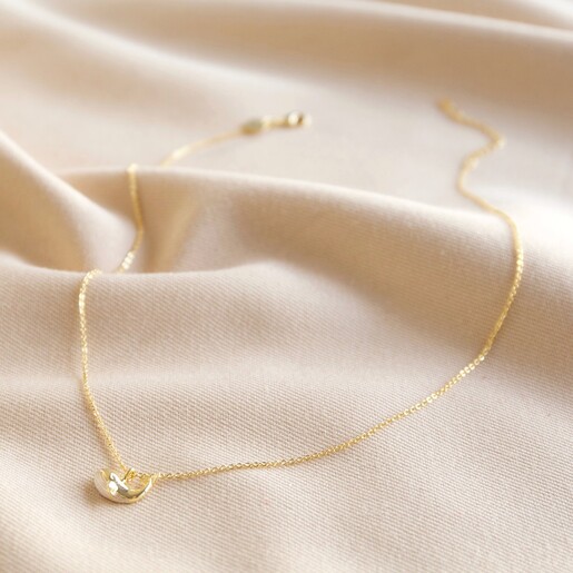 Lisa Angel White and Gold Whale Pendant Necklace