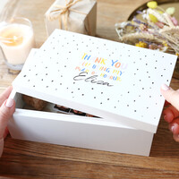 Personalised Printed 'Maid of Honour' Medium White Wooden Box