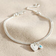 Lisa Angel Special Personalised Sterling Silver Birthstone Charm Bracelet
