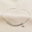 Handmade Sterling Silver and Swarovski Crystal Bead Bracelet