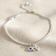 Lisa Angel Personalised Sterling Silver Family Birthstone Charm Bracelet