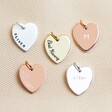 Lisa Angel Personalised Hand-Stamped Heart Bracelet Charm
