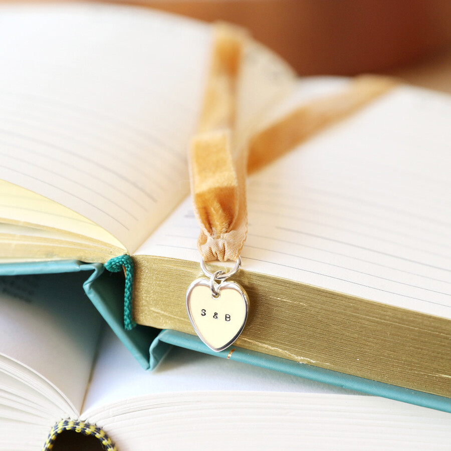 Personalised Charm and Ribbon Bookmark | Lisa Angel