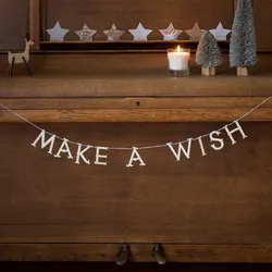 Personalised Wooden Christmas Garland