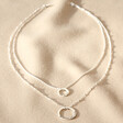 Lisa Angel Delicate Personalised Sterling Silver Layered Hoop Necklace