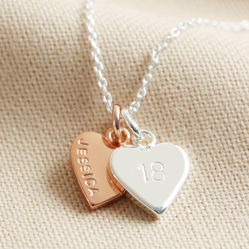 Personalised 18th Birthday Charm Necklace Lisa Angel