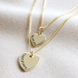 Lisa Angel Gold Personalised Layered Chain and Charm Necklace