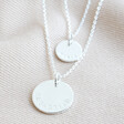 Lisa Angel Silver Personalised Layered Chain and Charm Necklace