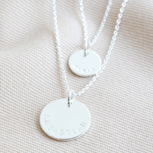 Personalised Layered Chain and Charm Necklace | Lisa Angel