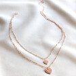 Lisa Angel Delicate Personalised Layered Chain and Charm Necklace