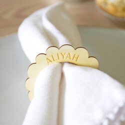 Two Personalised Wooden Napkin Holders