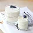 Lisa Angel Scented Soy Wax Candles with Sodalite Crystal