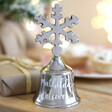 Lisa Angel Festive Silver Personalised Christmas Bell