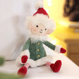 Lisa Angel with Jellycat Small Leffy Elf Soft Toy