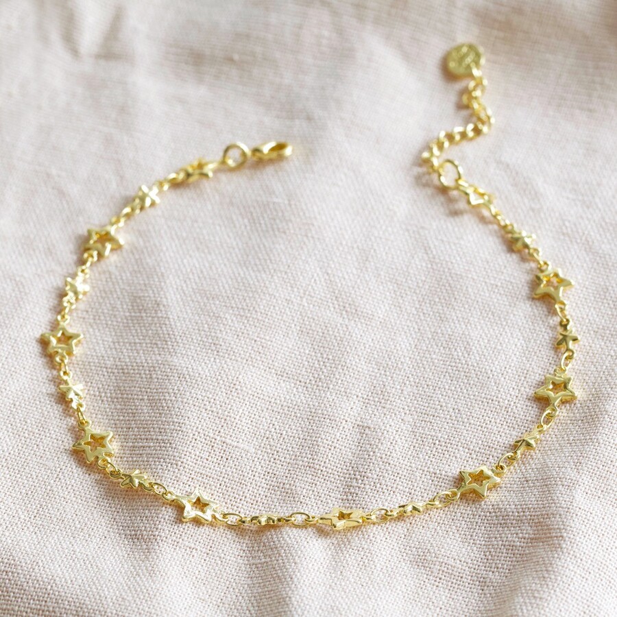 Heart Charm Anklet Bracelet 14k Yellow Gold  9-10 Adjustable  Double Sided  Solid Gold  NOT Gold Filled NOT Gold Plated  Gift for Her