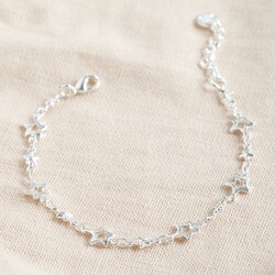 Star Chain Bracelet in Silver